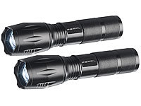 KryoLights 2in1-LED-Taschenlampe und Powerbank, 260 lm, 10 W, 1.200 mAh, 2er-Set; LED-Akku-Taschenlampen LED-Akku-Taschenlampen LED-Akku-Taschenlampen LED-Akku-Taschenlampen 
