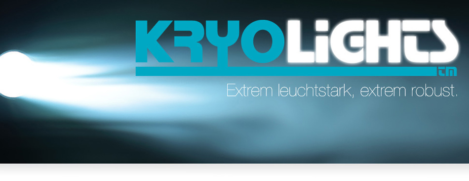 KryoLights 2in1-Taschenlampe & Arbeitsleuchte mit 2x 3-Watt-LED &  Neodym-Magnet