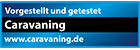 Caravaning: Akku-Stirnlampe, 230°-Flutlicht, COB- & SMD-LED, Warnlicht, 500 Lumen