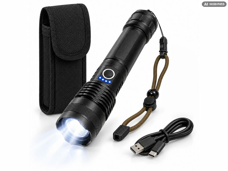 ; LED-Akku-Taschenlampen mit USB-Powerbank LED-Akku-Taschenlampen mit USB-Powerbank LED-Akku-Taschenlampen mit USB-Powerbank