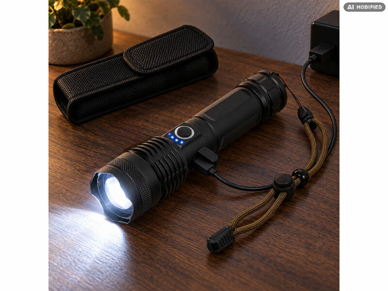 ; LED-Akku-Taschenlampen mit USB-Powerbank LED-Akku-Taschenlampen mit USB-Powerbank LED-Akku-Taschenlampen mit USB-Powerbank