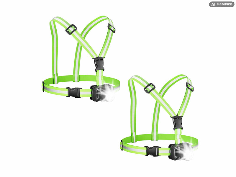 ; Akku-Stirnlampen mit LED-Band, Spotlight und farbigem Licht Akku-Stirnlampen mit LED-Band, Spotlight und farbigem Licht