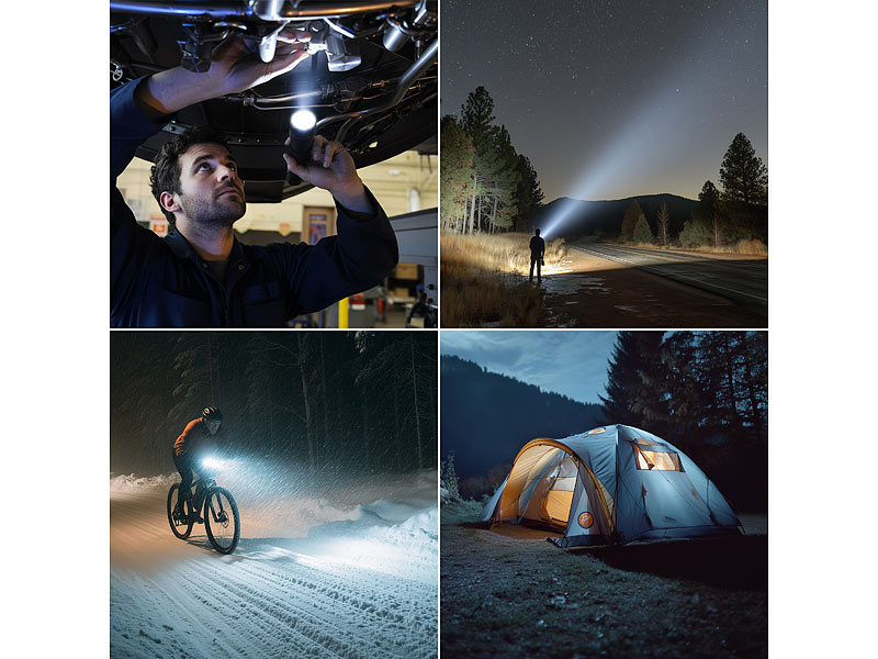 ; LED-Akku-Taschenlampen mit USB-Powerbank LED-Akku-Taschenlampen mit USB-Powerbank LED-Akku-Taschenlampen mit USB-Powerbank 