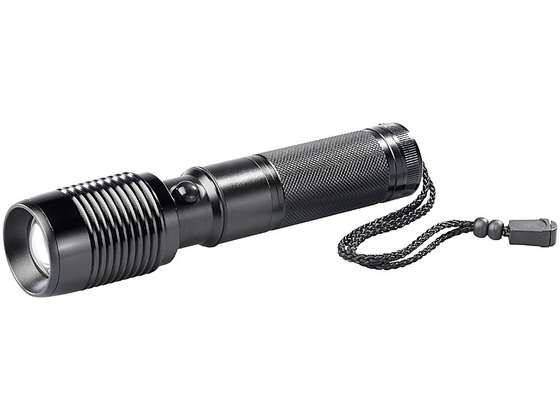 ; LED-Akku-Taschenlampen 