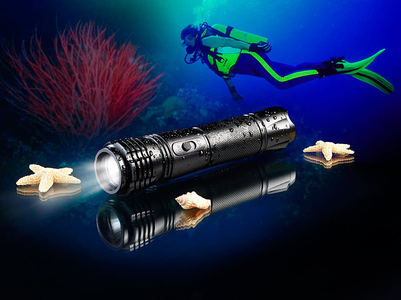 Archon D1A Cree XP-E Scuba Unterwasser LED-Leuchte Tauchen Maske Taschenlampe Bk