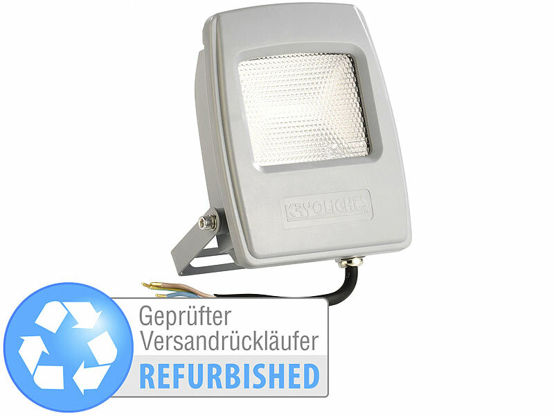 ; Wasserfeste LED-Fluter (warmweiß) 