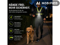 ; Akku-Stirnlampen mit LED-Band, Spotlight und farbigem Licht Akku-Stirnlampen mit LED-Band, Spotlight und farbigem Licht