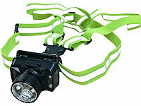 ; Akku-Stirnlampen mit LED-Band, Spotlight und farbigem Licht Akku-Stirnlampen mit LED-Band, Spotlight und farbigem Licht