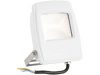 KryoLights Wetterfester LED-Fluter in Weiß, 10W, IP65, Warmweiß; Camping-Laternen batteriebetrieben 