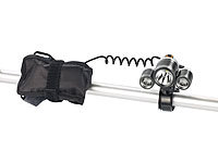; Akku-Stirnlampen mit LED-Band, Spotlight und farbigem Licht Akku-Stirnlampen mit LED-Band, Spotlight und farbigem Licht 