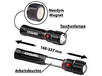 ; LED-Akku-Taschenlampen mit USB-Powerbank 