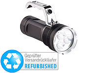 ; LED-Akku-Taschenlampen mit USB-Powerbank 