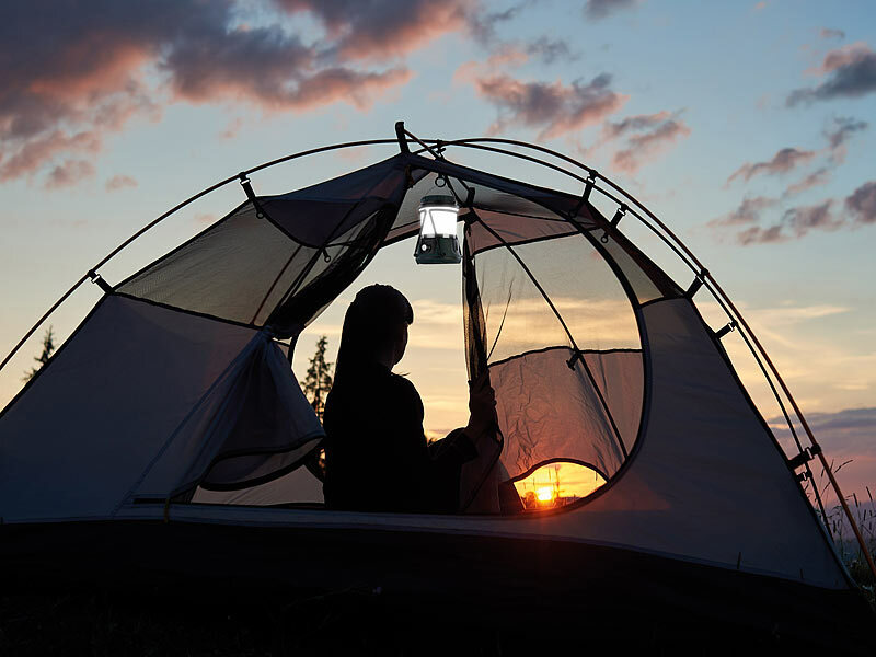 ; Camping-Laternen batteriebetrieben 